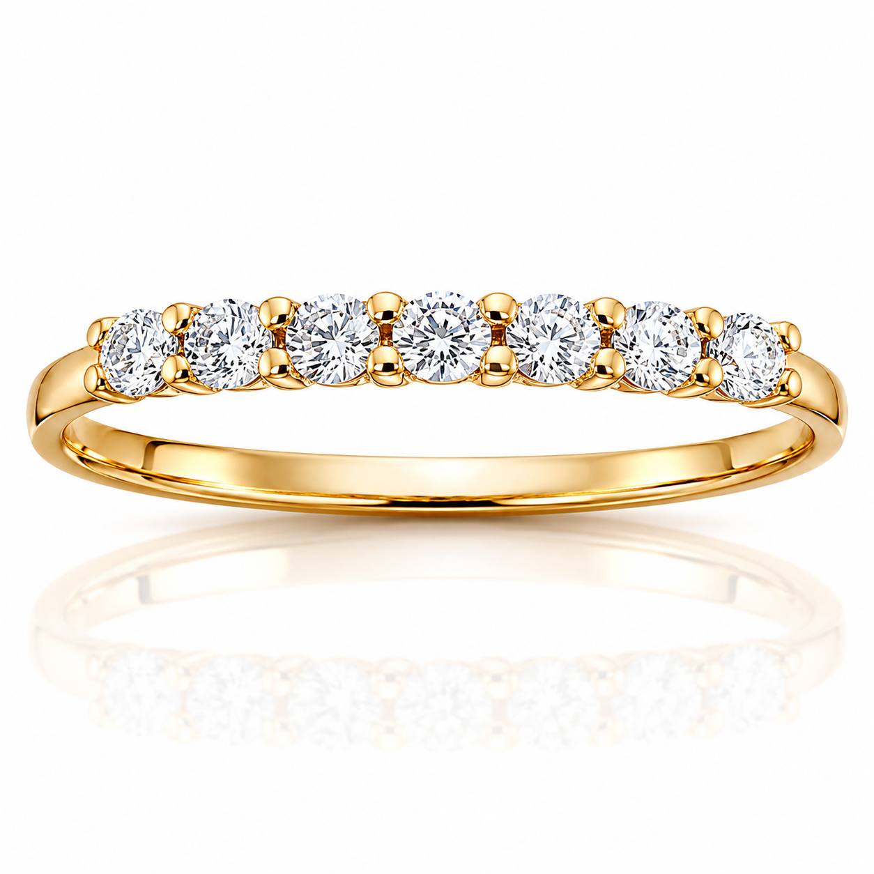 Sortija Infinity de oro 18 Kl. con circonitas (Copia) (Copia)